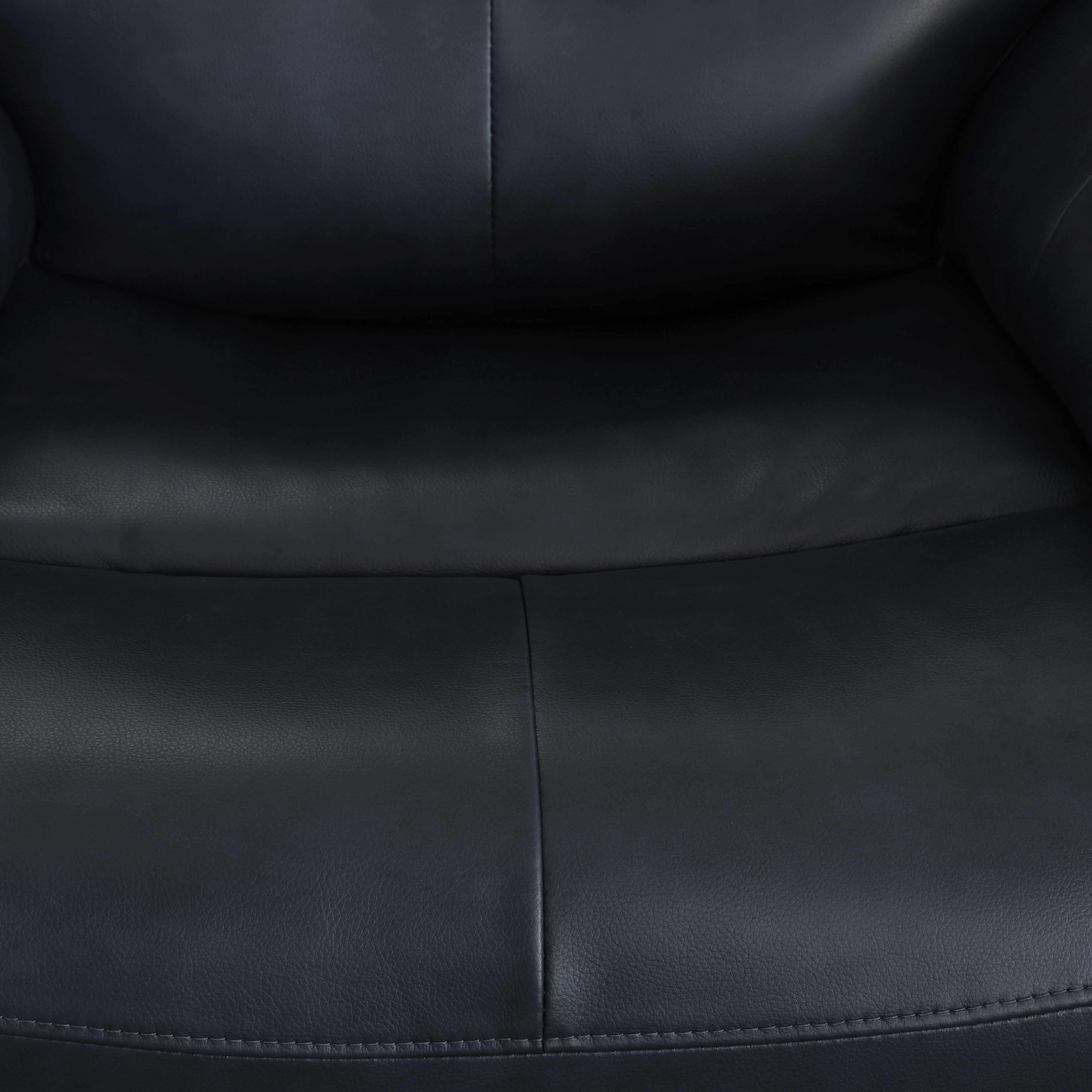 MAYEERTY 3-Seat Intelligent Recliner Sofa with Breathable Leather, LED Light & USB Charging for Family Living Room