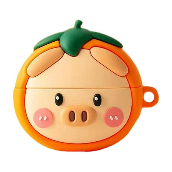 T Gift Of compatible Baseus W04 Lovely Cartoon TWS Earphone Anti-drop Case Soft Silicone Cover