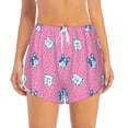thumbnail image 4 of Lsque French Bulldog Printed Women's Running Shorts with Liner Pockets,Elastic Quick Dry Workout Athletic Gym Yoga Shorts,Womens High Waist Shorts-Small, 4 of 9