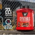 thumbnail image 6 of BSN Syntha 6 Whey Protein Powder, Chocolate Milkshake, 10 Lb, 6 of 7