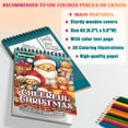 thumbnail image 3 of Netecom Cheerful Christmas Coloring Book Spiral Bound For Adults, A5 Wooden Cover, 30 Joyful Coloring Pages of Festive Holiday Scenes for Stress Relief and Relaxation, 3 of 6