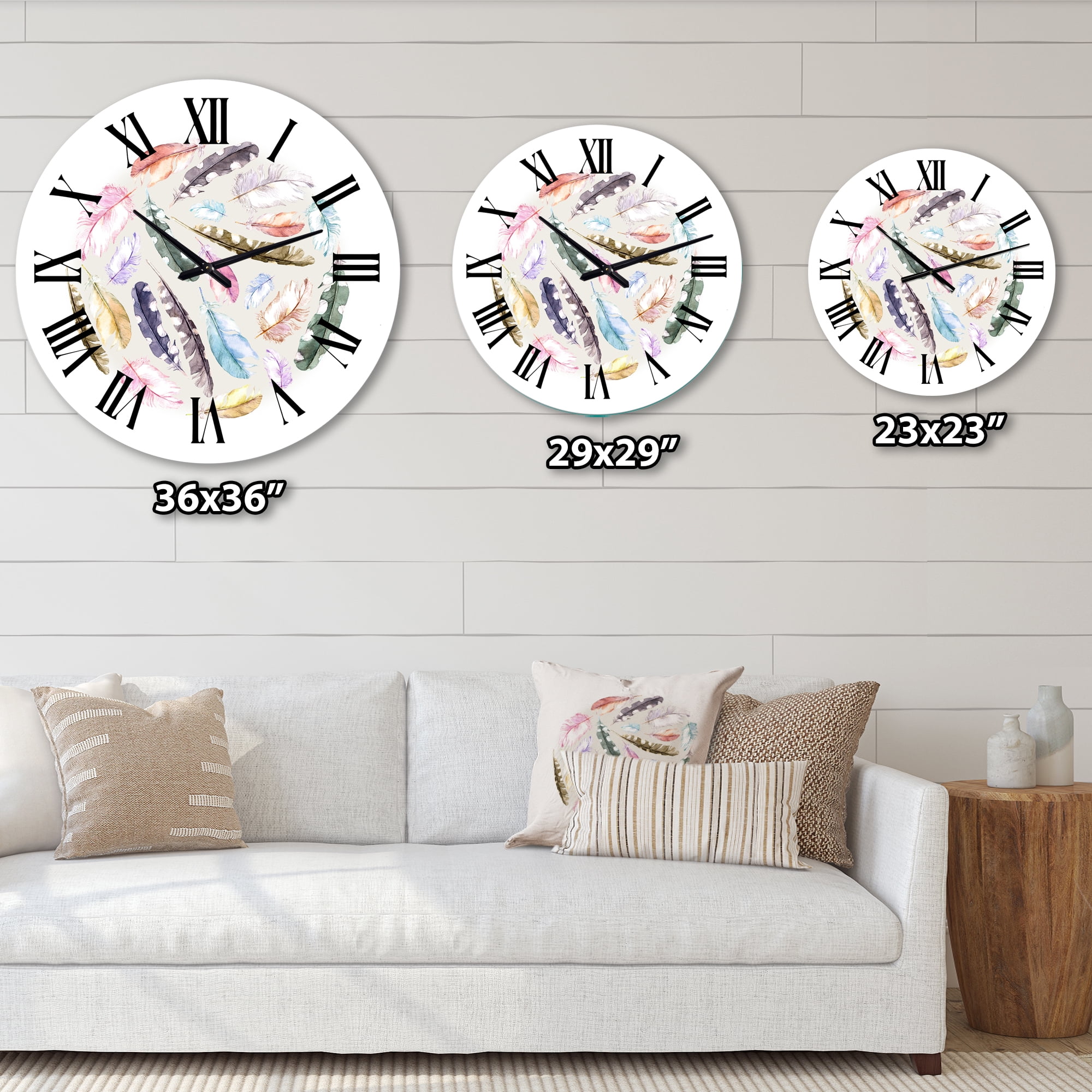 Designart 1 in Traditional Wall Clock