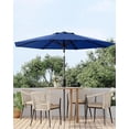thumbnail image 1 of Bingirl 9FT Outdoor Patio Umbrella, Outdoor Table Umbrella, Market Umbrella, 6 Sturdy Ribs UV Protection Waterproof for Garden, Deck, Backyard, Pool (Tan), 1 of 5