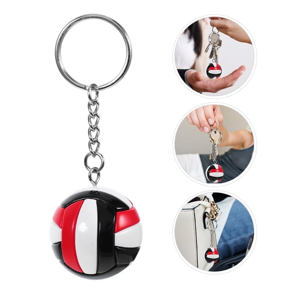 Soimiss PVC Sport Keychains Volleyball Keychain Party Favor Multi Keepsake 1Pack For Students