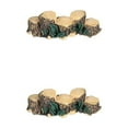 thumbnail image 4 of maskred Miniature Garden Bridge Made Of Tree Stump Gift Choice Micro Landscape Decoration Garden Miniatures 2Set, 4 of 6