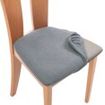 thumbnail image 1 of Simple Chair Cover Kitchen Dining Room Stretch Cushion Cover Protection Decor Chair Cover Stretch Removable (Light Gray, 8), 1 of 5