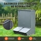 thumbnail image 3 of Comedero para cerdos VEVOR de 3,7 bushels con doble puerta de metal para hasta 8 cerdos, 3 of 9