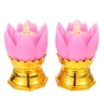 thumbnail image 1 of 2 Pcs Lampe en Forme de Lotus LED Créative Bouddha Lampe Lotus Décorative, 1 of 9