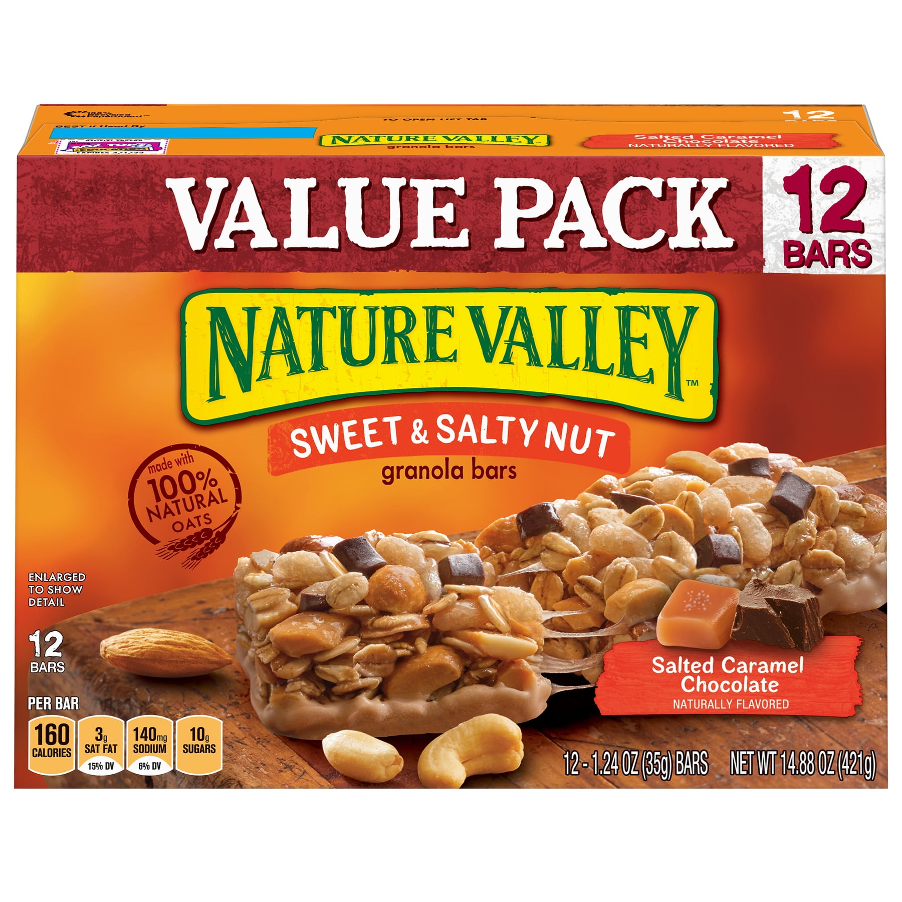 Nature Valley Salted Caramel Chocolate Sweet & Salty Nut Granola Bars