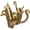 Golden, variant on Dserhfy Vintage Octopus Mug Holder Resin Sea Animal Figurine Kitchen Countertop Coffee Cup Organizer Hanger Stand Rack Indoor Outdoor Decoration