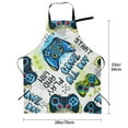 thumbnail image 2 of Kdxio Game All Day Apron with Pockets Adjustable Kitchen Aprons for Men Women Waterproof Aprons for Cooking,Drawing,Crafting, Baking Household Cleaning, 2 of 8