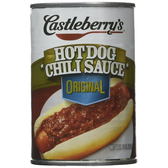 Castleberry's Original Hot Dog Chili Sauce (10 oz Cans) 3 Pack