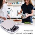 thumbnail image 4 of Escala de cocina LCD LCD LCD Digital Escalas de Peso Electrónica Peso Comida Gram Aleación Pesaje Pesaje Cocina Cocina 10kg1g Plata Inevent HA009843-06B, 4 of 6