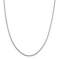 thumbnail image 1 of Collier Pendentif Chaîne Spiga Ronde 3mm en Argent Sterling 925 Charme Blé, 1 of 9