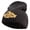 Charcoal, variant on Japanese Style Cloud Embroidered 8 inch Acrylic Short beanie - Olive OSFM