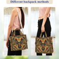 thumbnail image 4 of FORMRS Womens Corduroy Tote Bag Crossbody Shoulder Handbag with Pocket, Retro Abstract Eagle, 4 of 7