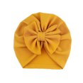thumbnail image 1 of FOCUSNORM Baby's Hairband Cap Single Color Skin Friendly Soft Bow Headband Hat, 1 of 2