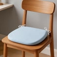 thumbnail image 5 of Gumesh Outdoor Chair Cushions, 17" x 17" Thick D-Shaped Patio Furniture Outdoor Seat Cushions Waterproof with Ties, Dining Pads, 5 of 7