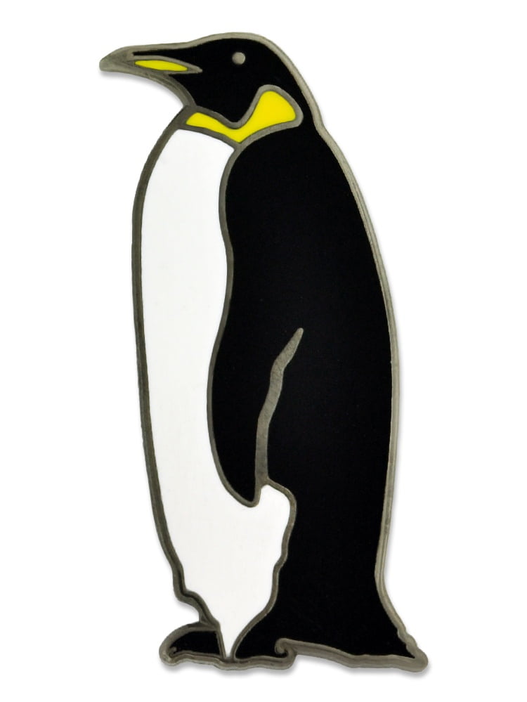 emperor penguin clipart black and white