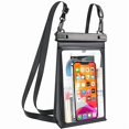 thumbnail image 1 of wonima02 Large Capacity Waterproof Phone Pouch, Floating Dry Bag for iPhone 16 13 12 11 Pro Max Galaxy S22 S21 Waterproof Bag Sunscreen Glasses Storage Dry Pouch for Swimming Rafting Boating, 1 of 1
