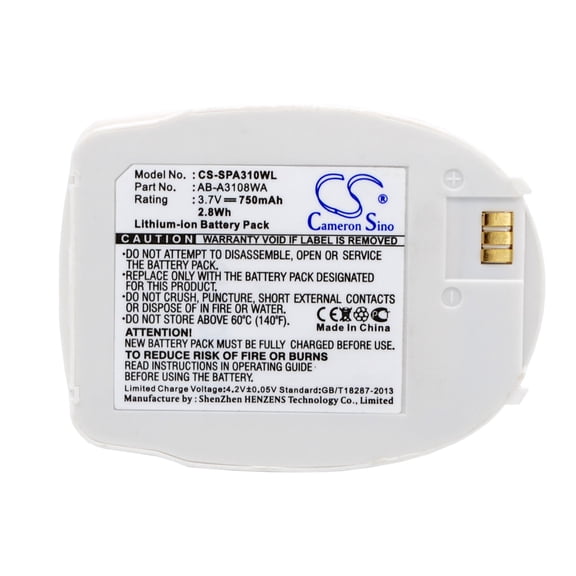 750mAh AB-A3108WA Battery for Samsung SPH-A310
