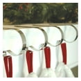 thumbnail image 6 of Haute Decor The Original MantleClip® 4 Pack Silver Stocking Holder, 6 of 7