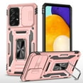 thumbnail image 1 of ELEHOLD Heavy Duty Rugged Case for Samsung Galaxy A53 5G Full Body Protection with Camera Lens Cover Magnetic Metal Ring Holder Kickstand Anti-Scratch Shockproof Case,Rosegold, 1 of 7