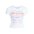 thumbnail image 5 of Legally Blonde Women's Fourth of July Graphic Tee with Short Sleeves, Sizes XXS-XXL, 5 of 5