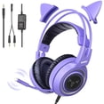 thumbnail image 1 of SOMIC G951s Pink Stereo Gaming Headset with Mic for PS4,Xbox,PC, Phone,3.5mm Noise Reduction  Ear Headphones Lightweight Over Ear Headphones for Woman, 1 of 9