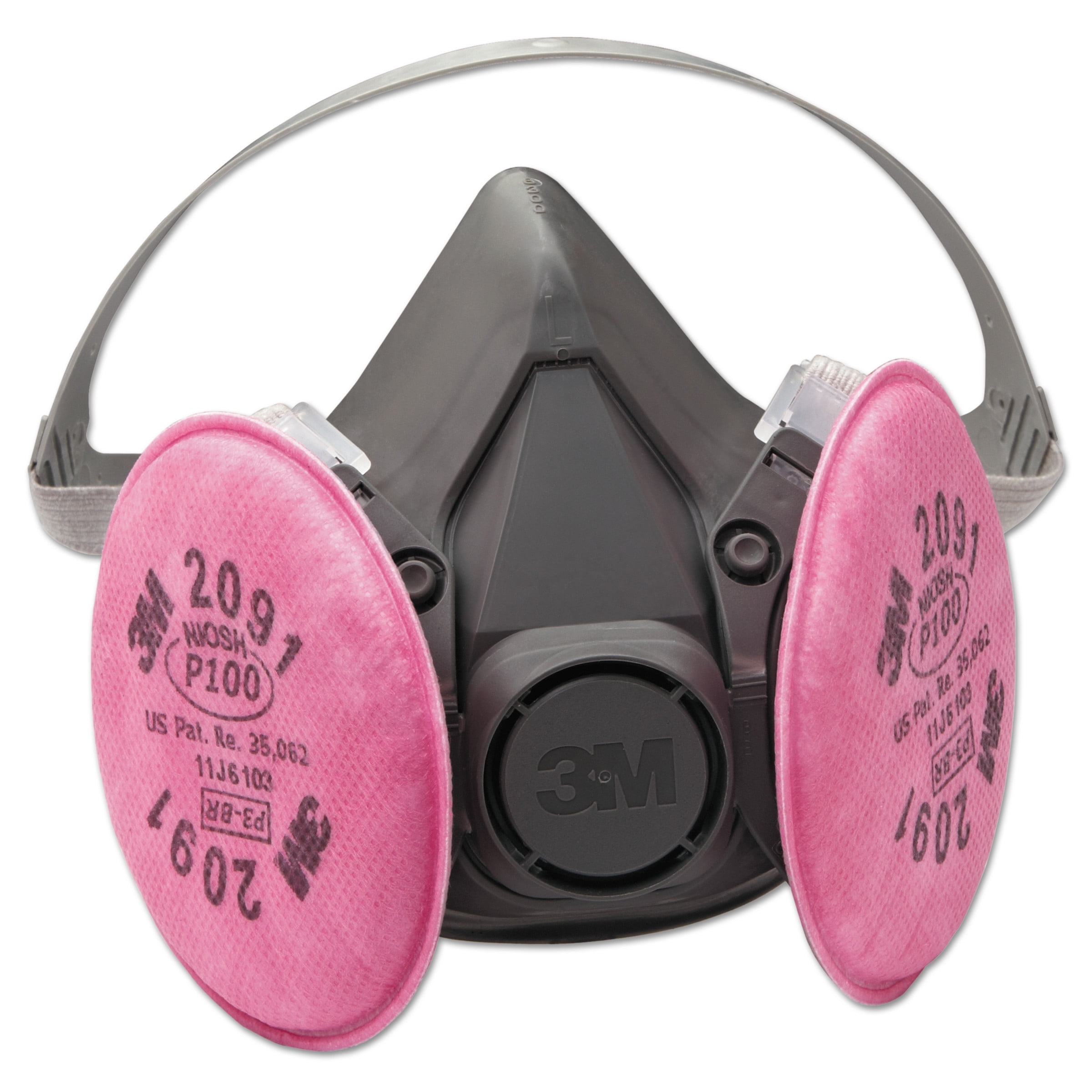 3M Half Facepiece Respirator 6000 Series, Reusable by 3M/COMMERCIAL TAPE DIV.