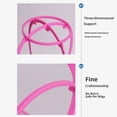 thumbnail image 3 of Pack Wig Head Stand, 14.2 Inch Collapsible Plastic Wig Holder for Drying, Styling and Display, Colorful Lightweight Wig Stand, 3 of 8