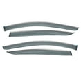thumbnail image 5 of SEBLAFF Window Rain Guard Outside Channel Vent Visor with Chrome Trim Adhesive Mount Wind Deflector 4 Pieces Replacement for Acura TL 2009 2010 2011 2012 2013 2014, 5 of 13