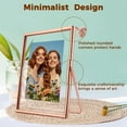 thumbnail image 3 of Gold Floating Frame &#x Vertical Set For Picture x x x Tabletop Shelf Photo Frame Classy For Wedding Birthday Anniversary Home or Office Decor, 3 of 9