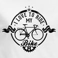 thumbnail image 3 of CafePress - I Love To Ride My Bike Women's Long Sleeve T Shirt - Women's Long Sleeve Graphic Casual T-Shirt, 3 of 4