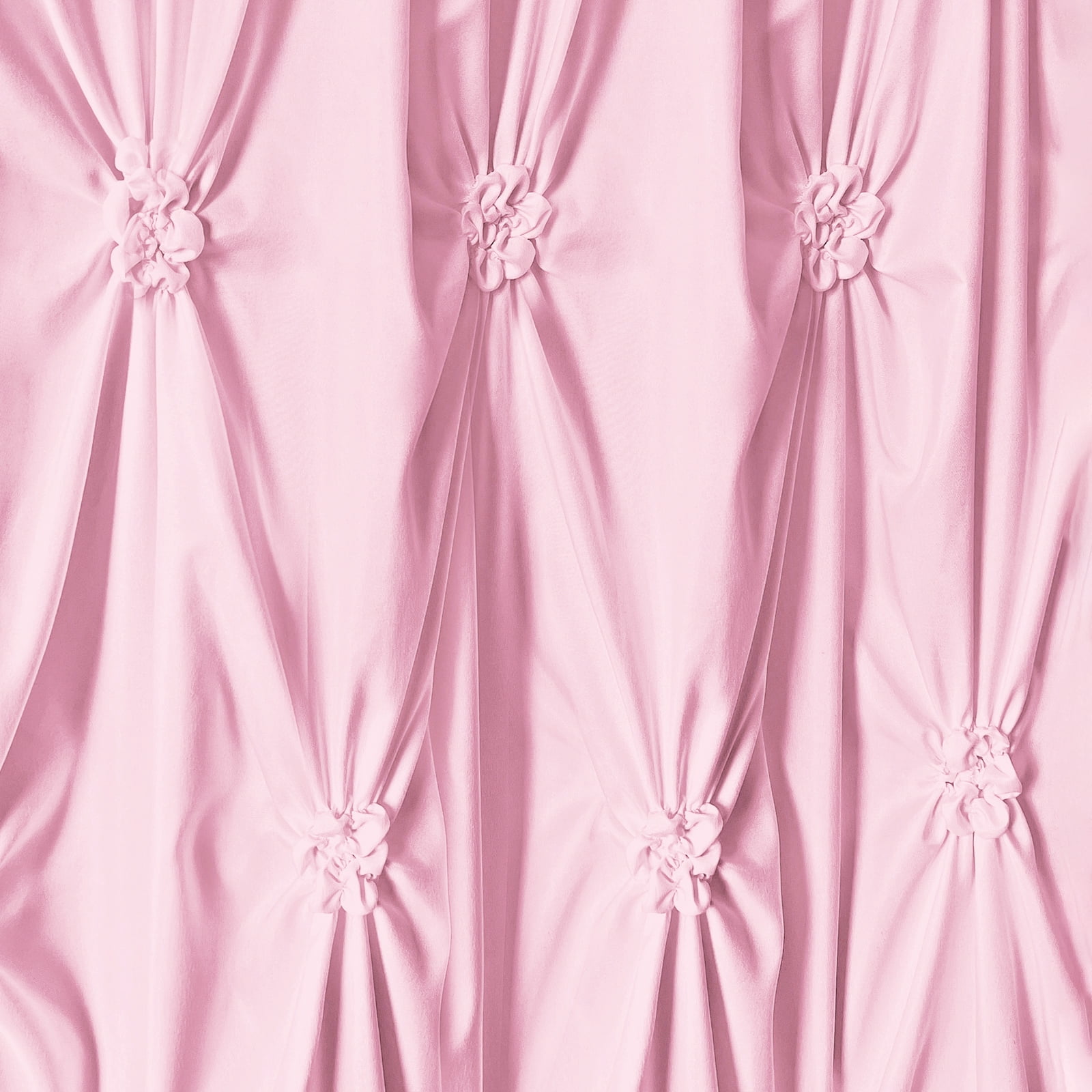 NixiYa Pink Shower Curtain Fabric Shower Curtain Boho Shower Curtains Chic Style 72" x 72"
