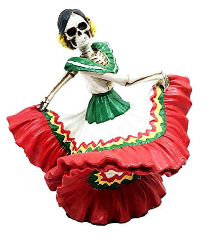Solar Senorita Dancing To Mariachi Music Red Dress Bobblehead Toys New Free Ship 