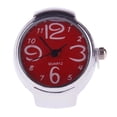 thumbnail image 2 of rygai Finger Ring Watch Multifunctional Decorative Alloy Time Display Jewelry Accessories for Women,Red, 2 of 8