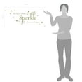 thumbnail image 2 of She Leaves a Little Sparkle Girls Room Vinyl Wall Decal Sticker Inspirational Quote with Stars, 2 of 4