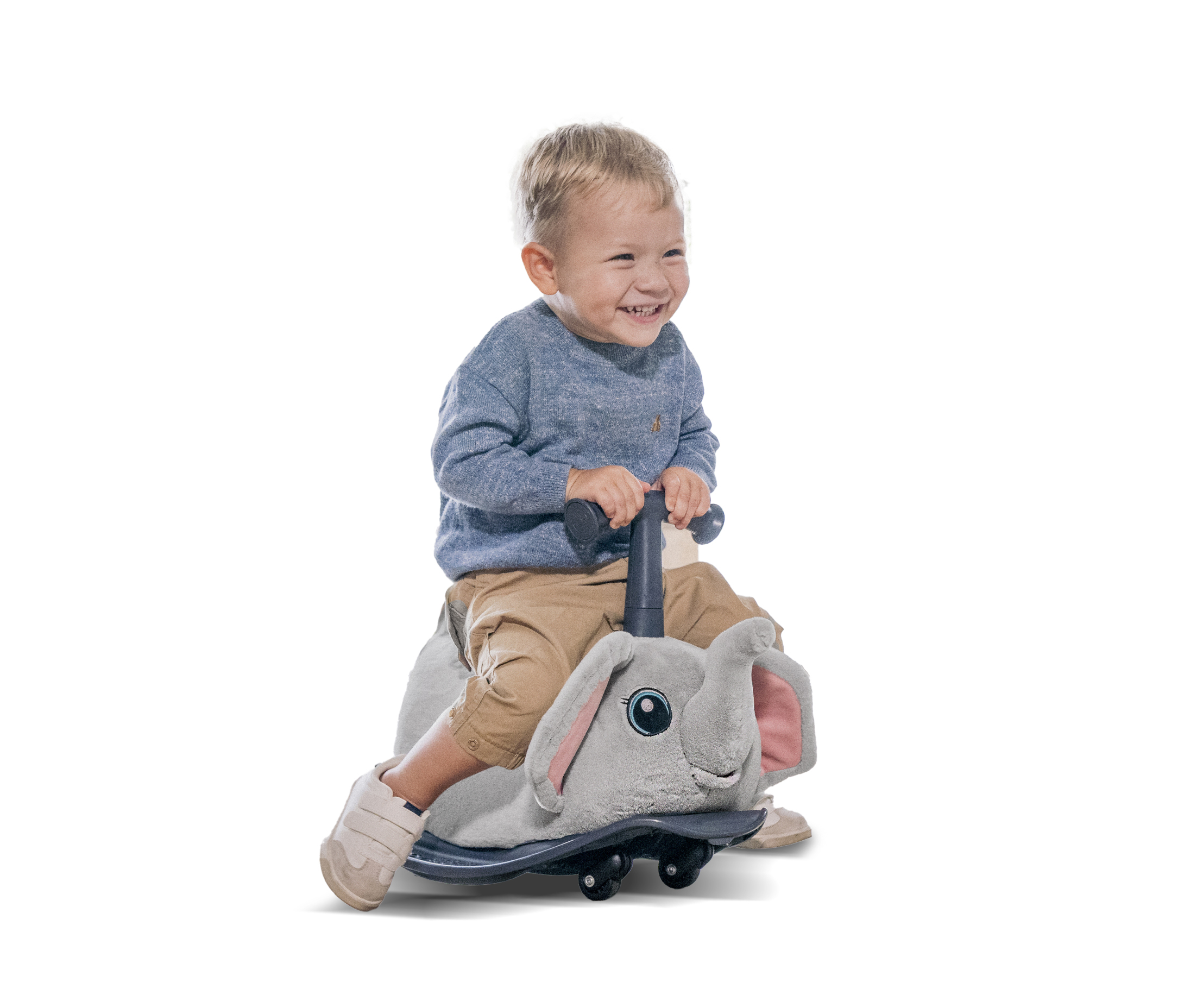 Yvolution My Buddy Roller 2-in-1 Elephant Plush Ride-On photo 2