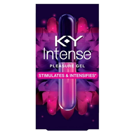 4 Pack K-Y Intense Pleasure Gel Lubricant .34 oz each