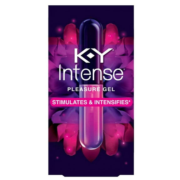 4 Pack K-Y Intense Pleasure Gel Lubricant .34 oz each