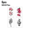 thumbnail image 2 of 24 Sheets Variety Temporary Tattoos For Men Women, Arm Neck Temp Tattoo Temporary Tatoos Sticker Set, 2 of 6