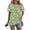 Green, variant on Lady Chic Shirt New Casual Wear T-Shirt for Summer Standard Size Alternative Clothing Sweet Spice Personality Style Women's Clothes Roupas Feminina Beige 3XL