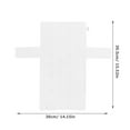 thumbnail image 2 of SEWACC Durable White Plastic Mesh Sheets for Cross Stitch Knitting Embroidery and Craft Use, 2 of 8
