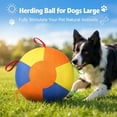 thumbnail image 3 of 10/18/22" Herding Ball for Dogs,Calming Jumbo Ball For Dogs, Exercise Resistant Inflatable Heavy Duty Material with Pump, Tear-Resistant for Exercise Toy, 3 of 7