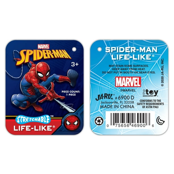 Ja-Ru Marvel Spider-Man Stretchy Squish Toy for Playgrounds