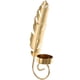 thumbnail image 2 of Candelabro de pared de metal con forma de hoja para velas de té, 2 of 7