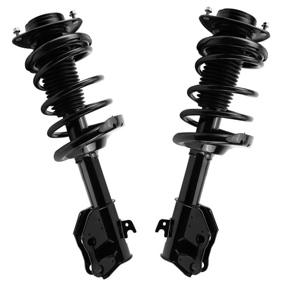 Detroit Axle - 2 Front Struts for 2016-2017 Subaru Crosstrek 2013-2015 XV Crosstrek, Struts with Coil Spring Assembly Replacement Suspension [Automatic CVT Trans]