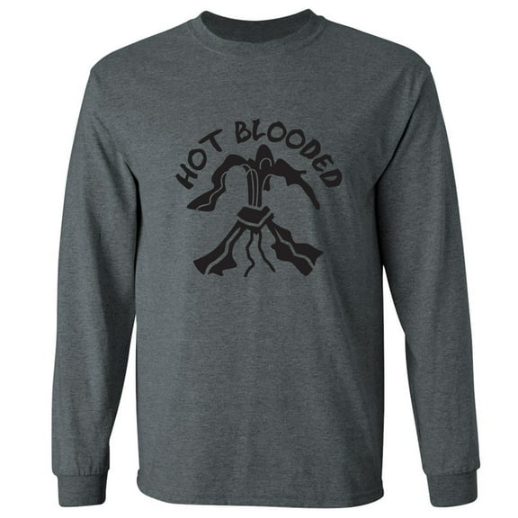 Hot Blooded Adult Long Sleeve T-shirt