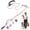 Pink, variant on Jumpress Hands Free Dog Leash 4.7-6.5FT, Reflective Shock Absorbing Bungee Dog Leash & Car Seat Belt, Durable for Medium Large Dogs Walking Running (Pink)